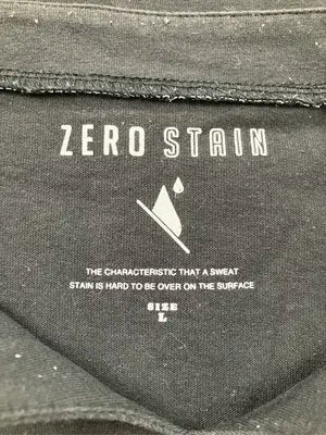 ZERO STAIN/Tシャツ/カットソー/トップス/ブラック/L