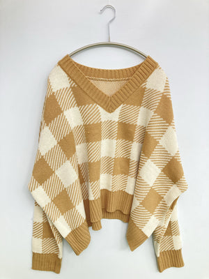 ニット/セーター/トップス/ベージュ