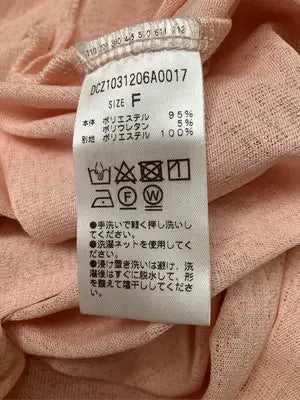 Discoat/ディスコート/Tシャツ/カットソー/トップス/ピンク/F