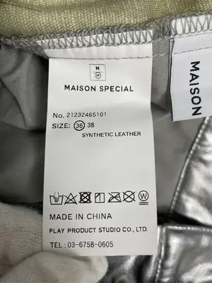 MAISON SPECIAL/メゾンスペシャル/その他パンツ/パンツ/シルバー/36