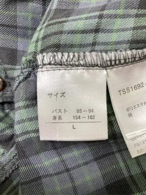 Natural Basic/シャツ/ブラウス/トップス/グリーン/L