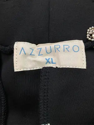 AZZURRO/スウェットパンツ/パンツ/ブラック/XL