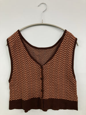 niko and .../ニコアンド/ベスト/トップス/ブラウン/M