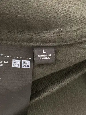 UNIQLO/ユニクロ/シャツ/ブラウス/トップス/カーキ/L