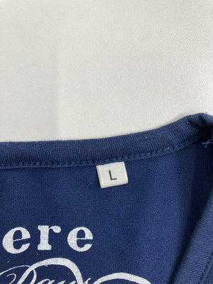 Sorridere/ソリデーレ/Tシャツ/カットソー/トップス/ネイビー/L