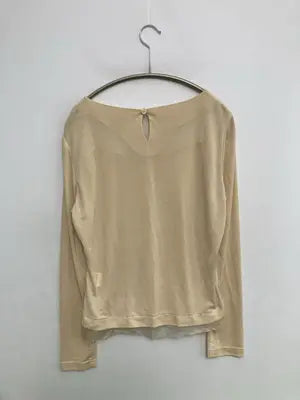 LAMOAELLE/Tシャツ/カットソー/トップス/ベージュ/L