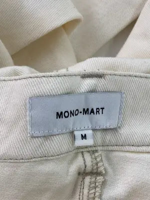 MONO-MART/モノマート/デニムパンツ/パンツ/アイボリー/M