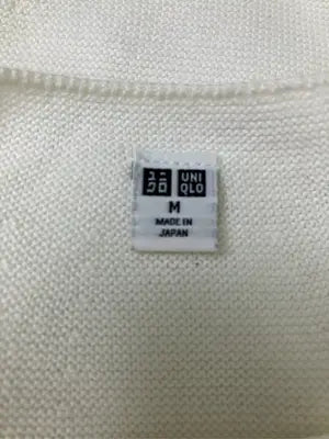 UNIQLO/ユニクロ/ニット/セーター/トップス/アイボリー/M