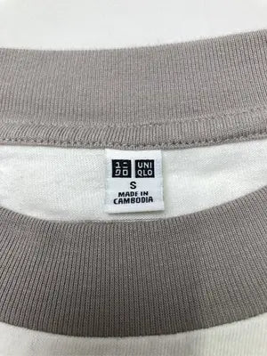 UNIQLO/ユニクロ/Tシャツ/カットソー/トップス/グレー/S
