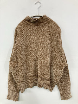 ITEMS/アイテムズ/ニット/セーター/トップス/ブラウン/Free