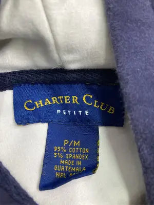 CHARTER CLUB/チャータークラブ/パーカー/トップス/ネイビー/P/M