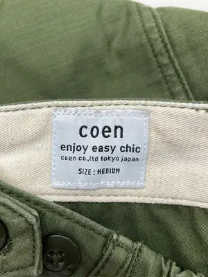coen/コーエン/チノパンツ/パンツ/グリーン/MEDIUM