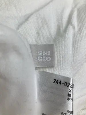 UNIQLO/ユニクロ/ポロシャツ/トップス/ホワイト/XL