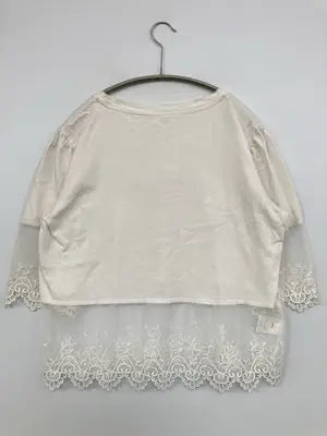 Tシャツ/カットソー/トップス/ホワイト/F