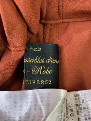 nano UNIVERSE/ナノユニバース/スラックス/パンツ/レッド/F