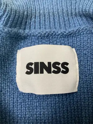 SINSS/ニット/セーター/トップス/ブルー/M