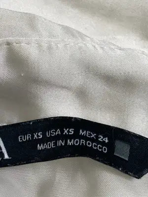 ZARA/ザラ/シャツ/ブラウス/トップス/アイボリー/USA XS