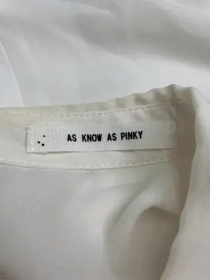 AS KNOW AS PINKY/アズノゥアズピンキー/シャツ/ブラウス/トップス/アイボリー