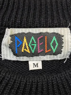 PAGELO/パジェロ/ニット/セーター/トップス/ブラック/M