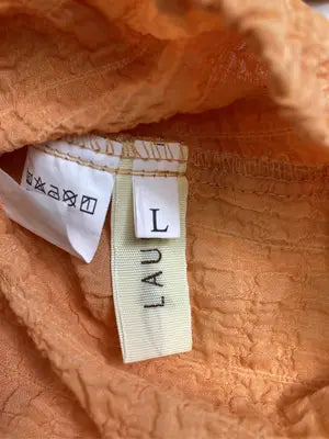 LAUIR/ラウアー/シャツ/ブラウス/トップス/オレンジ/L