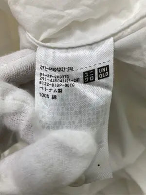 UNIQLO/ユニクロ/シャツワンピース/ワンピース/ドレス/ホワイト/L