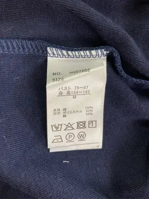 Tシャツ/カットソー/トップス/ネイビー/M