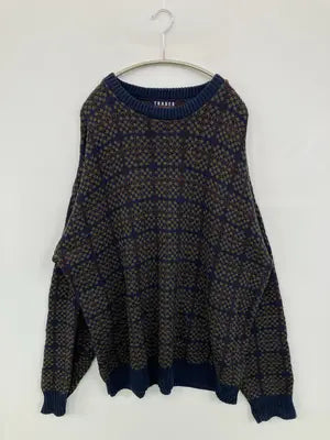 TRADER BAY/ニット/セーター/トップス/カーキ/X LARGE