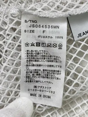 JEANASIS/ジーナシス/Tシャツ/カットソー/トップス/ホワイト/F