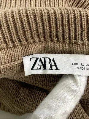 ZARA/ザラ/ニット/セーター/トップス/ブラウン/L