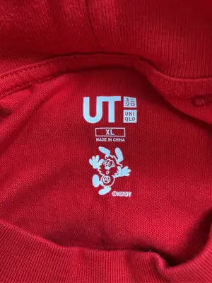 UNIQLO UT/ユニクロユーティー/Tシャツ/カットソー/トップス/レッド/XL