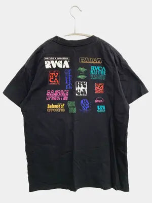 RVCA/ルーカ/Tシャツ/カットソー/トップス/ブラック/S
