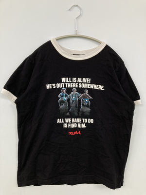 X-GIRL/エックスガール/Tシャツ/カットソー/トップス/ブラック/M