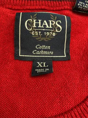 CHAPS/チャップス/Tシャツ/カットソー/トップス/レッド/XL