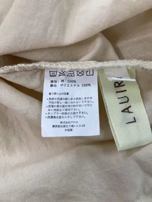 LAUIR/ラウアー/ワンピース/ワンピース/ドレス/ベージュ/S