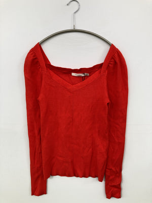 MOUSSY/マウジー/ニット/セーター/トップス/レッド/F