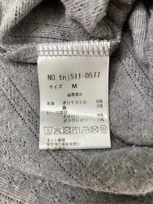 TINA:JOJUN/ティーナジョジュン/Tシャツ/カットソー/トップス/グレー/M