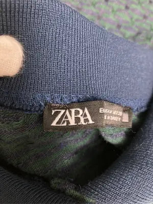 ZARA/ザラ/ポロシャツ/トップス/グリーン/USA M