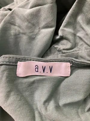 a.v.v/アーヴェヴェ/Tシャツ/カットソー/トップス/グリーン/M