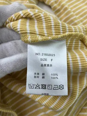 AQUALEAF/アクアリーフ/Tシャツ/カットソー/トップス/イエロー/F