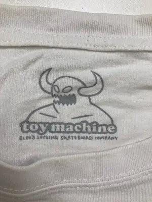 toy machine/トイマシーン/Tシャツ/カットソー/トップス/ホワイト/M