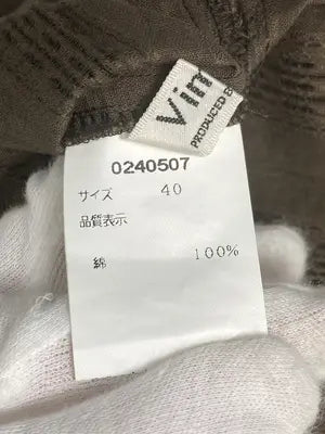 Vin/シャツ/ブラウス/トップス/ブラウン/40