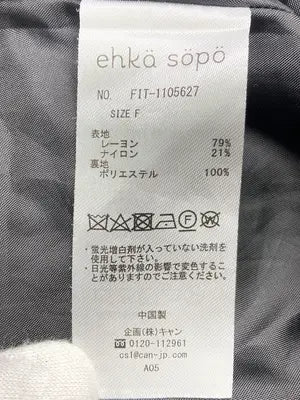 ehka sopo/エヘカソポ/ワンピース/ワンピース/ドレス/ブラック/F