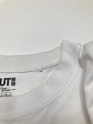 UNIQLO/ユニクロ/Tシャツ/カットソー/トップス/ホワイト/L