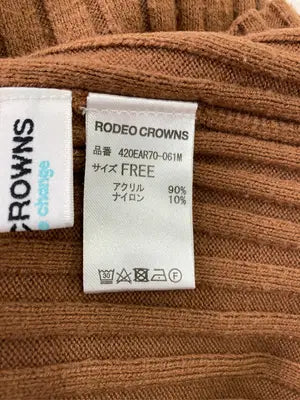 RODEO CROWNS/ロデオクラウンズ/ニット/セーター/トップス/ブラウン/FREE