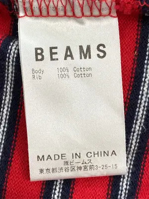 BEAMS/ビームス/タンクトップ/トップス/レッド/M