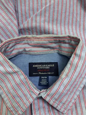 AMERICAN EAGLE/アメリカンイーグル/シャツ/ブラウス/トップス/ブルー/XS/TP