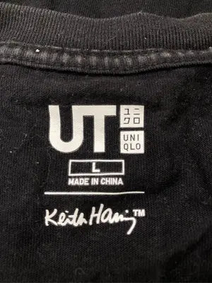 UNIQLO/ユニクロ/Tシャツ/カットソー/トップス/ブラック/L