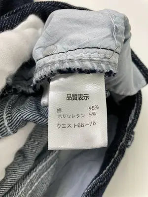 デニムパンツ/パンツ/ネイビー/ウエスト68～76