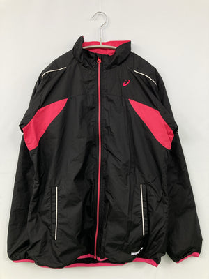 asics/アシックス/ジャージ/トラックジャケット/トップス/ブラック/M