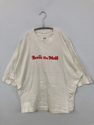 UNIQLO/ユニクロ/Tシャツ/カットソー/トップス/ホワイト/L